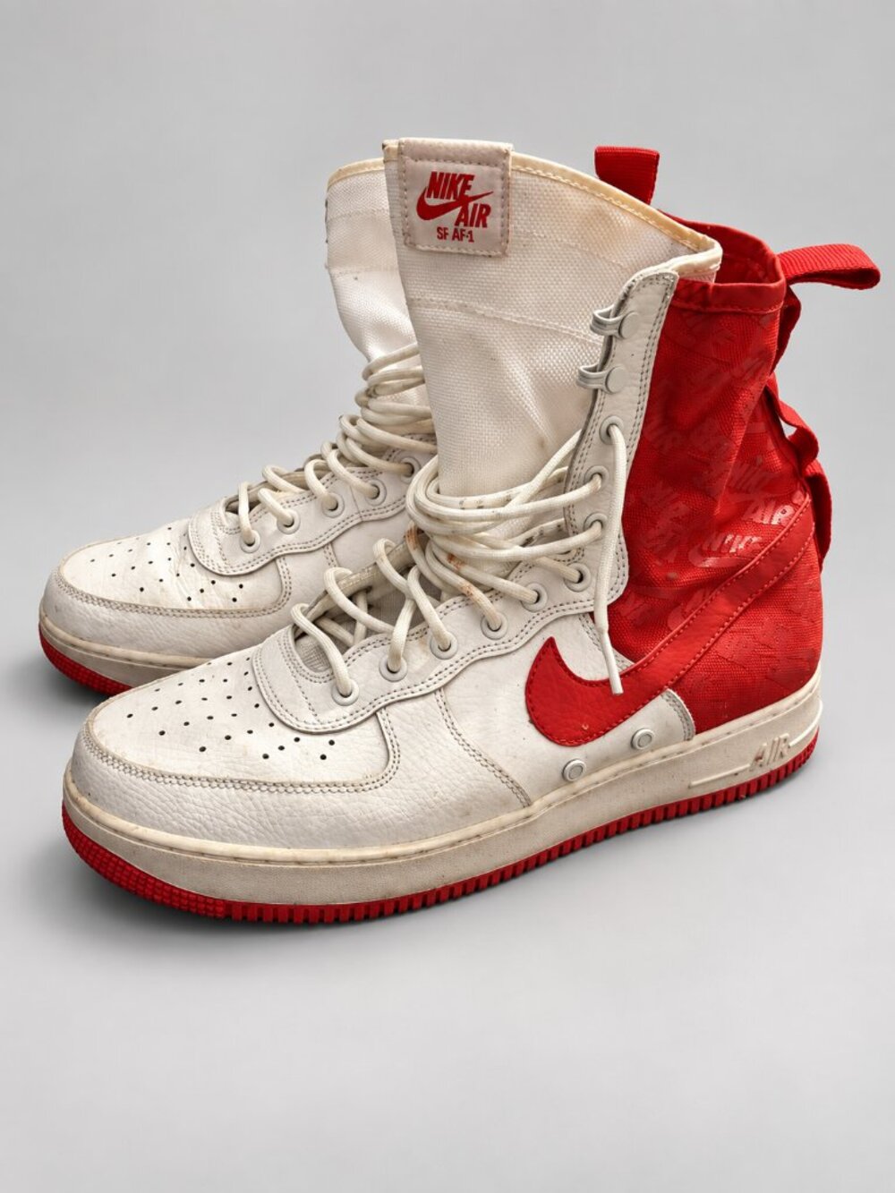 Nike SF Air Force 1 High White University Red Men’s Size 13